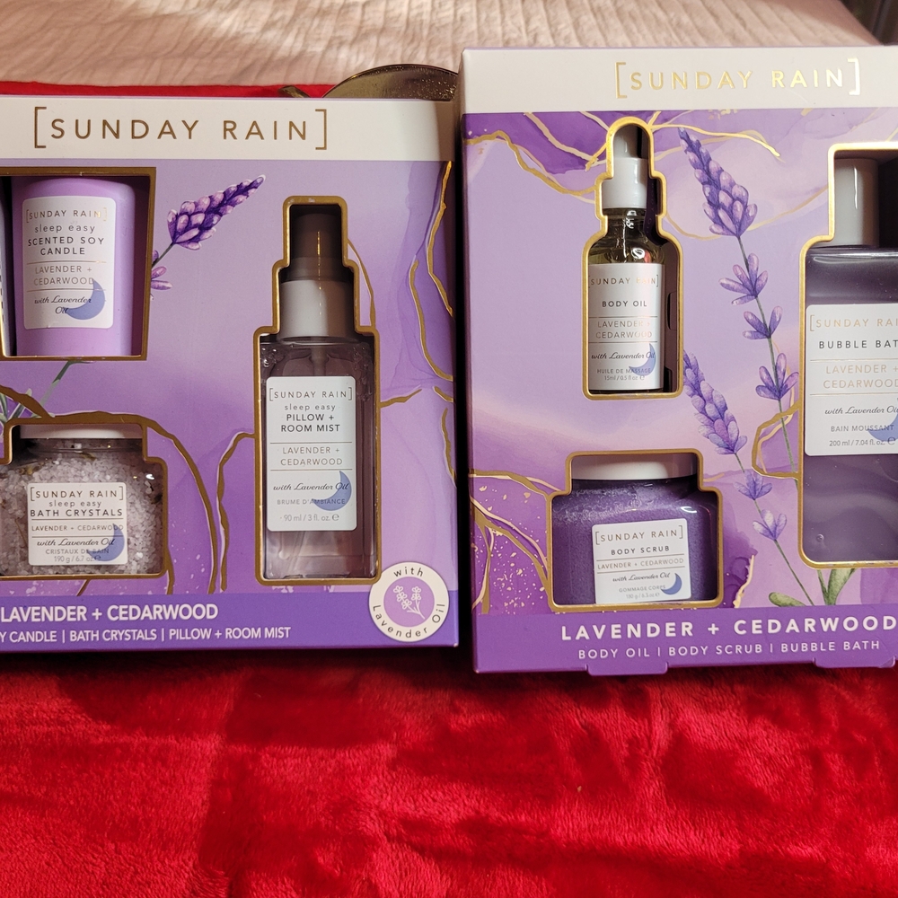 Sunday Rain Lavender & Cedarwood Bath Collection